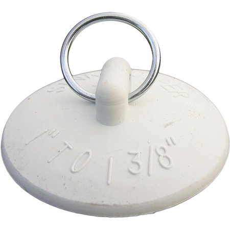 LARSEN SUPPLY CO 1-3/8" Wht Sink Stopper 02-3231